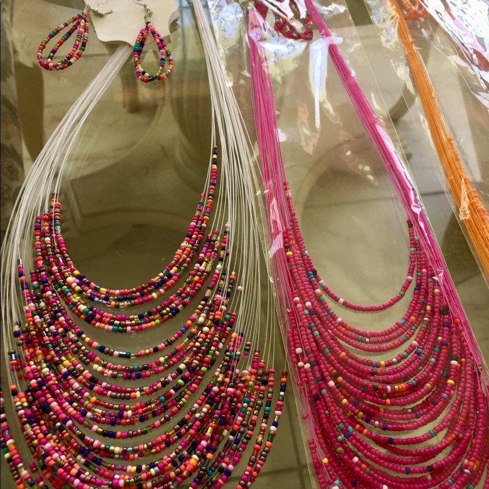 Necklace Earring Set Women’s Girls Teens